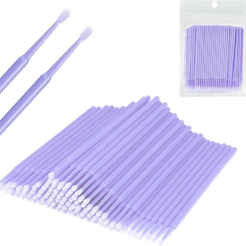 Beauty Makeup Women - 100Pcs Soft Disposable Micro Cotton Swabs