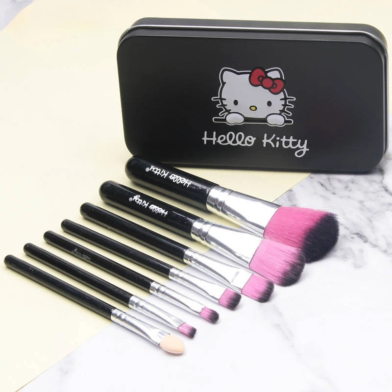 Beauty Makeup Edit - Kawaii Hello Kitty Makeup Brush Set