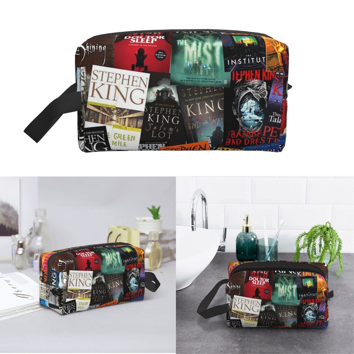 Beauty Book Makeup Kit - Stephen King Book Covers, Horror Bookworm