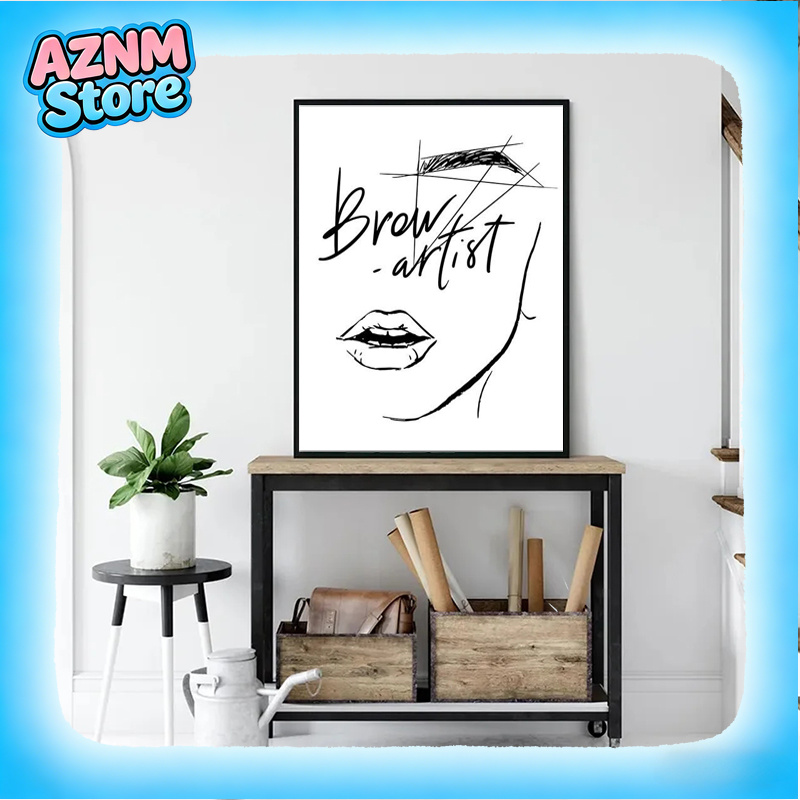 Makeup Is Beauty Quotes - 2026 Fashion Makeup Poster Sexy Beauty