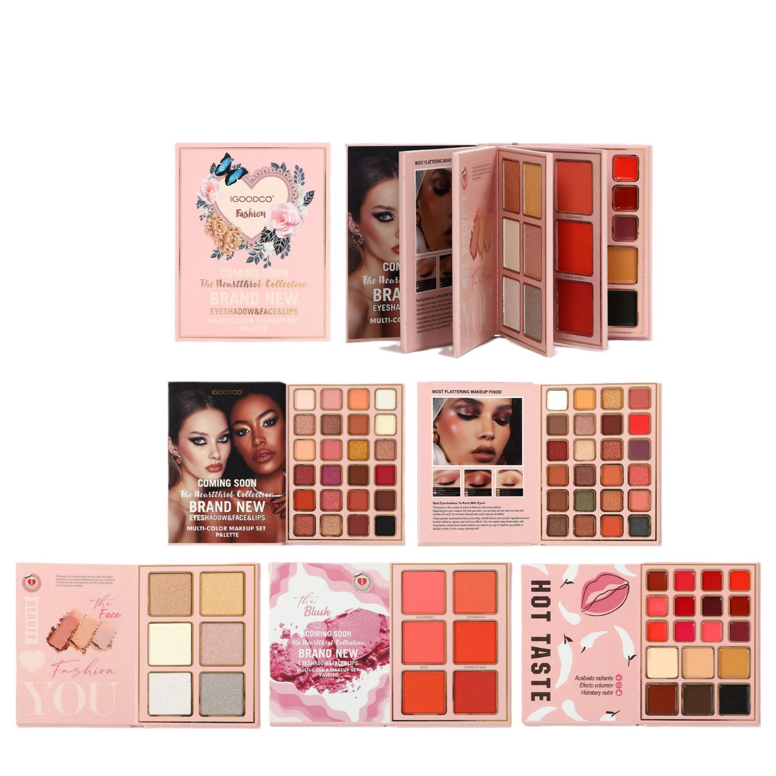 Beauty Book Makeup Kit - Professional 78-Color All-in-One Makeup Palette Set