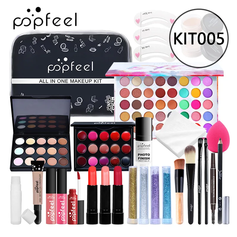 Beauty Book Makeup Kit - Make Up Sets Eyeshadow Lipstick Eyebrow