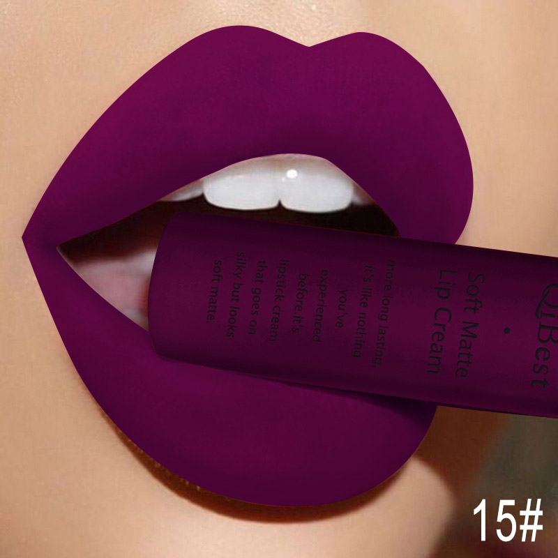 Beauty Full Makeup - QIBEST Sexy Velvet Matte Lip Gloss