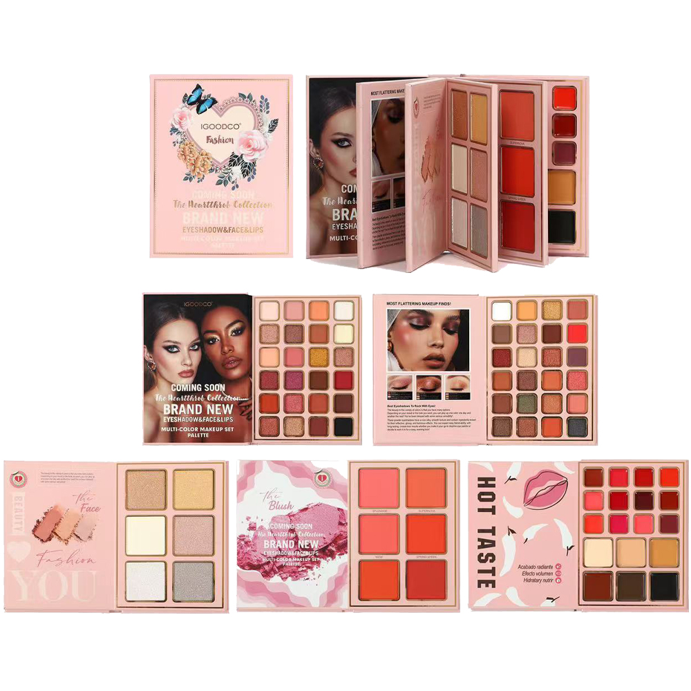 Beauty Book Makeup Kit - 78 Colors Glitter Eyeshadow Palette Matte