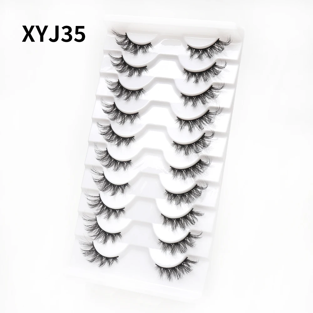 Beauty Full Makeup - New 10 Pairs half Natural False