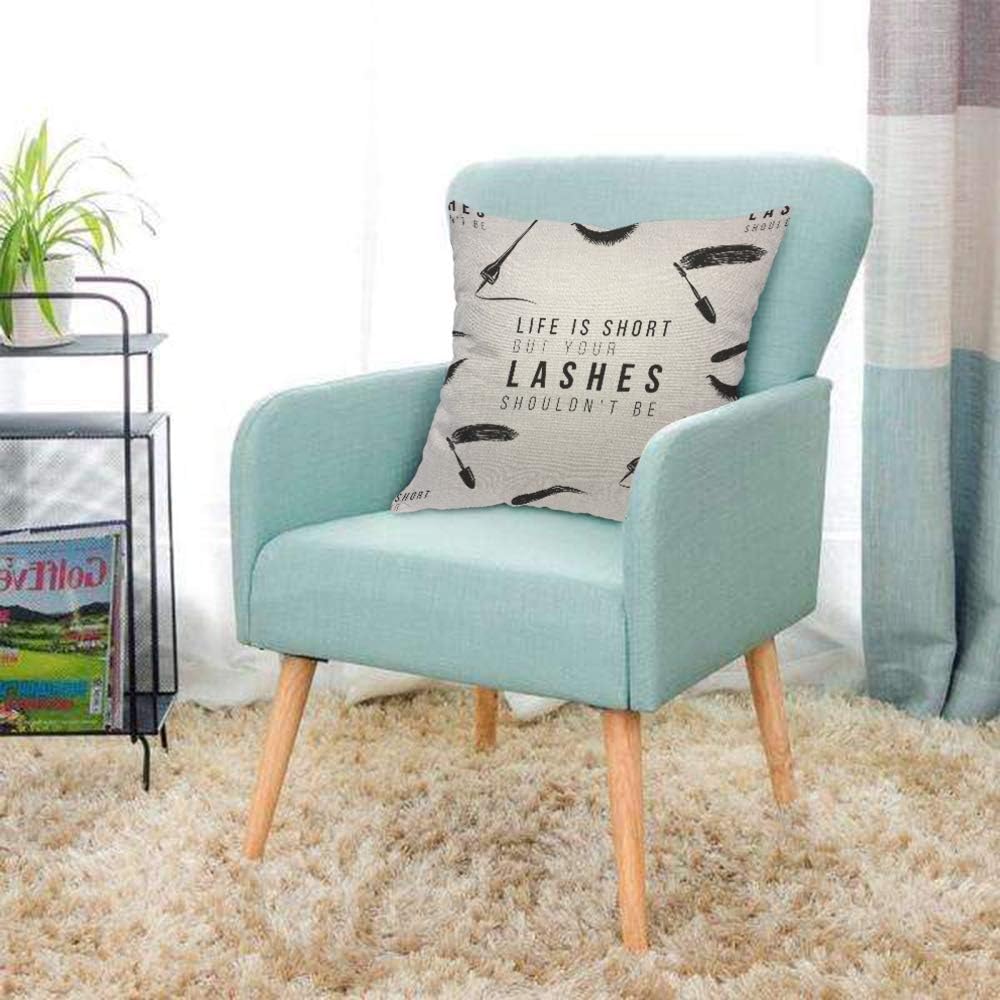 Funny Eyelash Quote Pillow Cov - огляд і ціна Beauty Makeup Quotes Funny