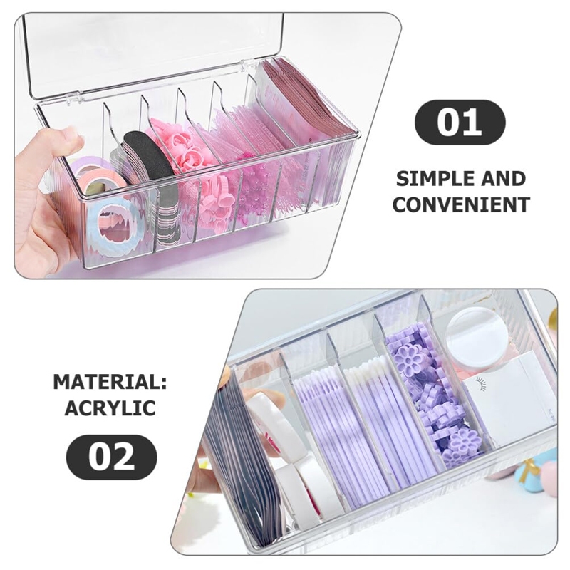 Transparent Eyelash Beauty Org - огляд і ціна Beauty Makeup Organizer