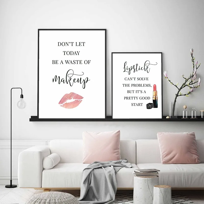 Makeup Quotes Poster Eyelash E - огляд і ціна Makeup Is Beauty Quotes