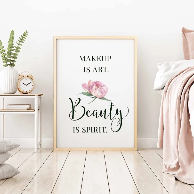 Makeup Quotes Poster Eyelash E - огляд і ціна Makeup Is Beauty Quotes