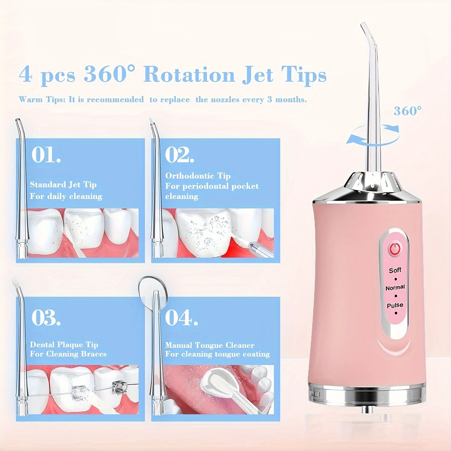 8Pack GentleCare Water Flosser - огляд і ціна Micellar Water Cleanser