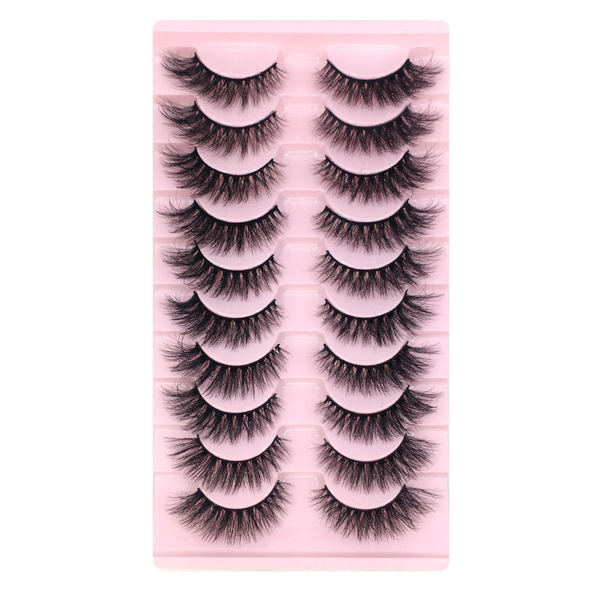 NEW 10 Pairs 6D Faux Mink Eyel - огляд і ціна Beauty Full Makeup