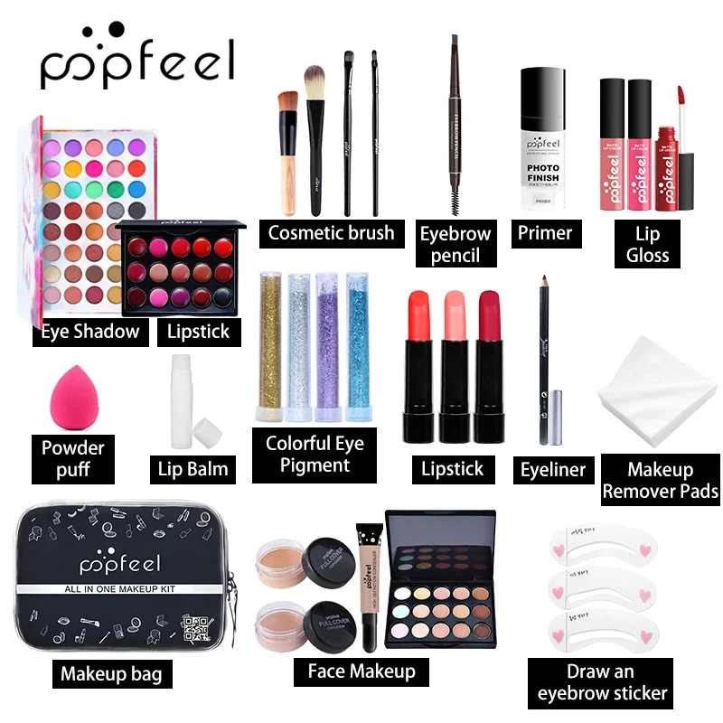 Make Up Sets Eyeshadow Lipstic - огляд і ціна Beauty Book Makeup Kit