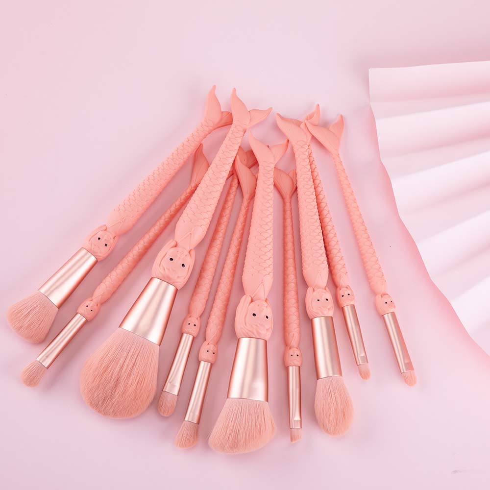 10 Pcs New Mermaid Makeup Brus - огляд і ціна Beauty Full Makeup