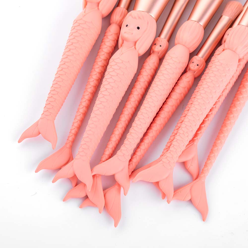 10 Pcs New Mermaid Makeup Brus - огляд і ціна Beauty Full Makeup
