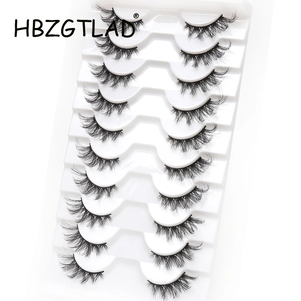 New 10 Pairs half Natural Fals - огляд і ціна Beauty Full Makeup