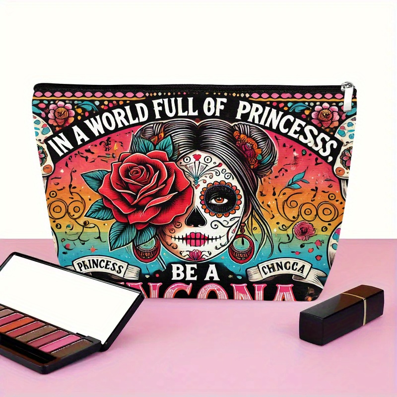 A Flower and skull cosmetic ba - огляд і ціна Beauty Makeup Women