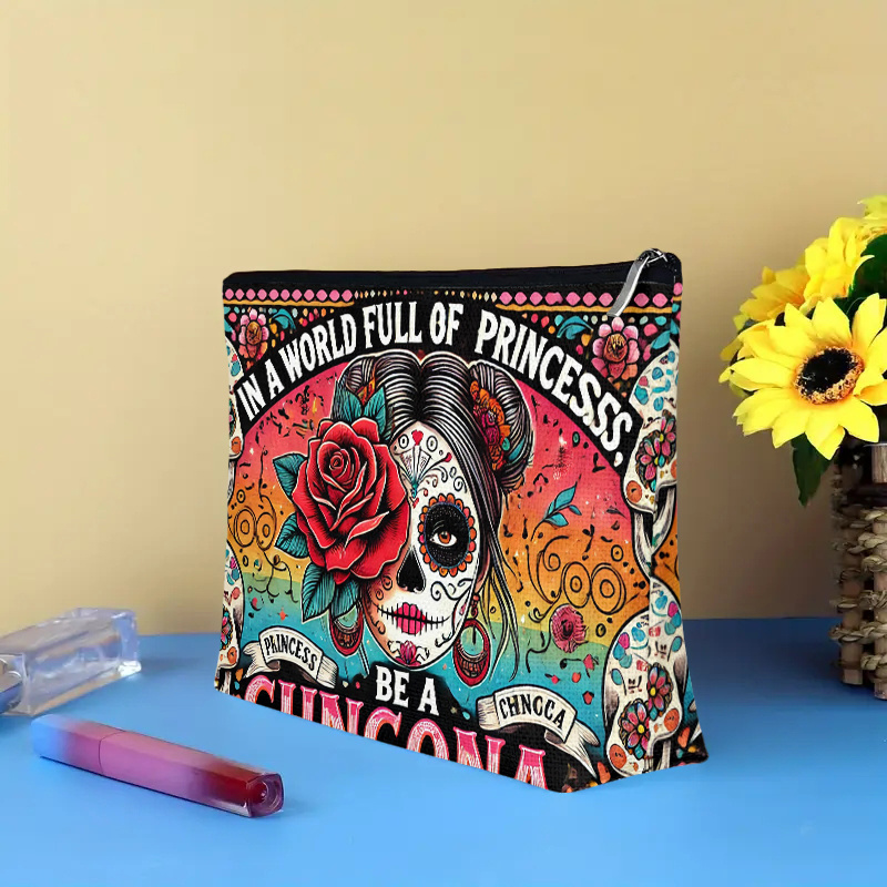 A Flower and skull cosmetic ba - огляд і ціна Beauty Makeup Women