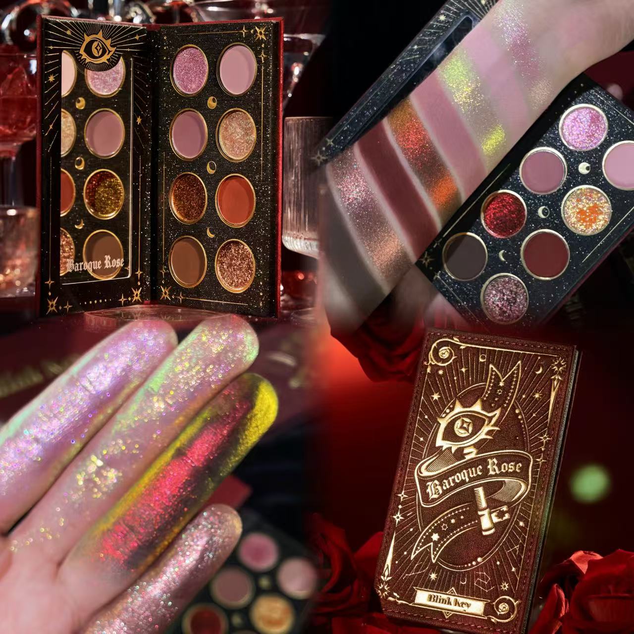 Blinkkey 8 Color  Baroque Rose - огляд і ціна Beauty Book Makeup Kit