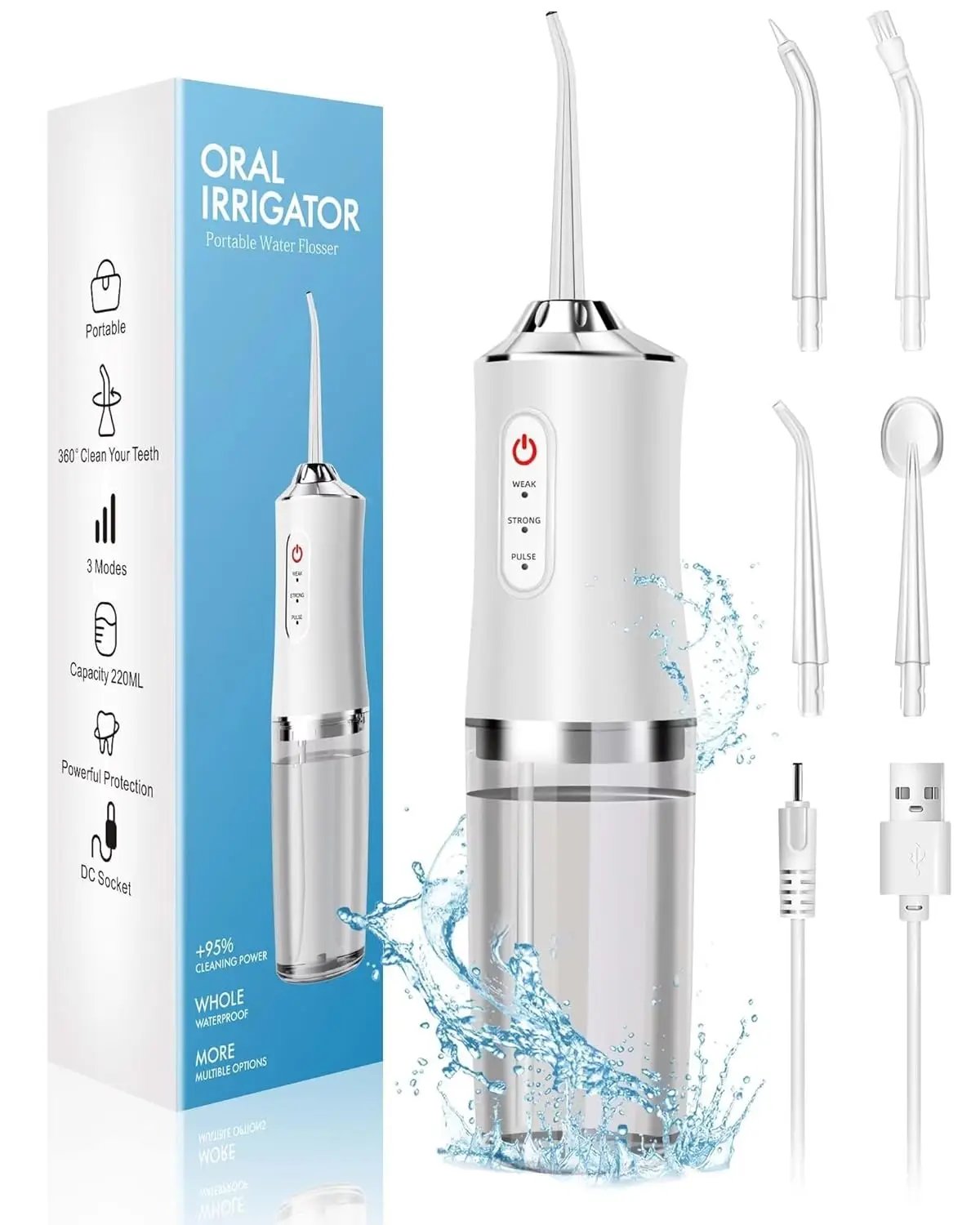 Oral Irrigator Portable Water  - огляд і ціна Micellar Water Cleanser
