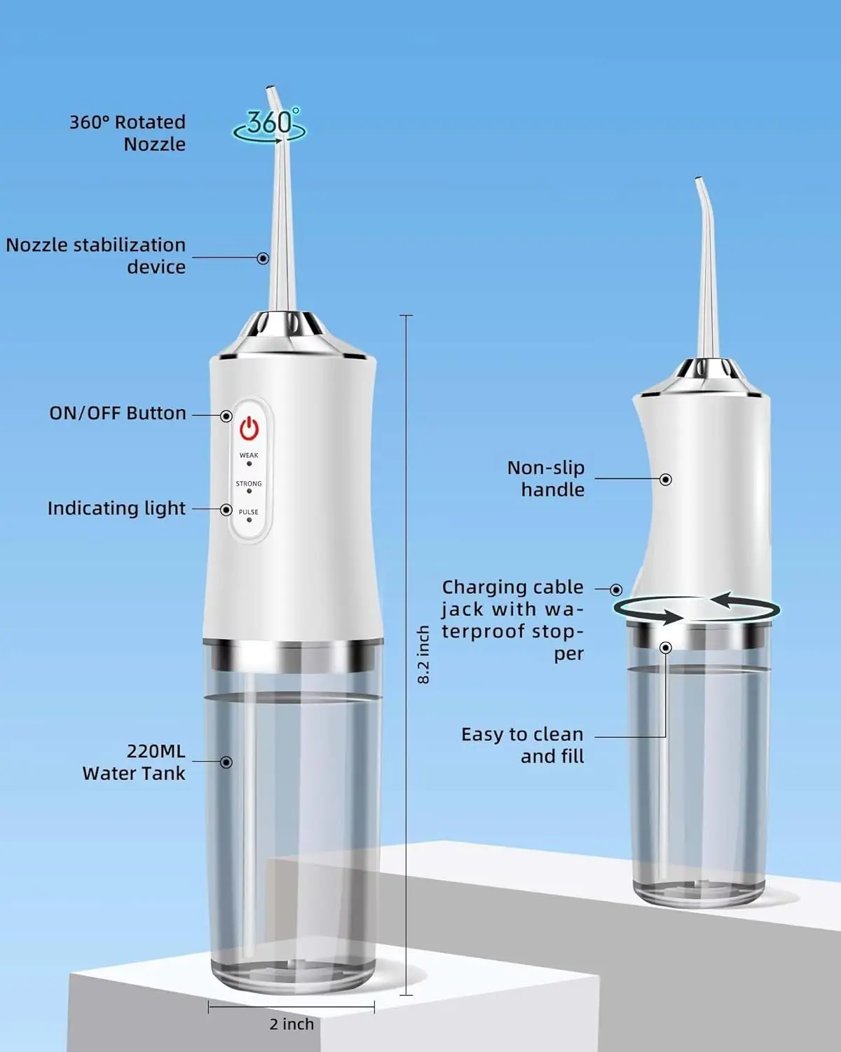 Oral Irrigator Portable Water  - огляд і ціна Micellar Water Cleanser