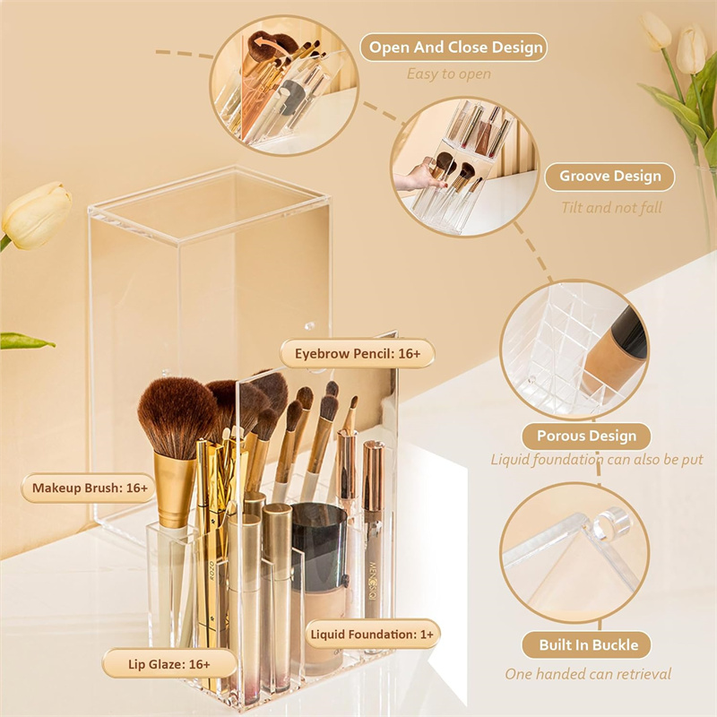 Makeup Brush Holder Organizer  - огляд і ціна Beauty Makeup Organizer