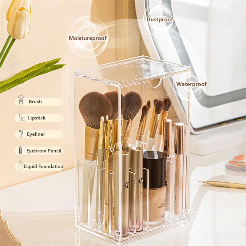 Makeup Brush Holder Organizer  - огляд і ціна Beauty Makeup Organizer