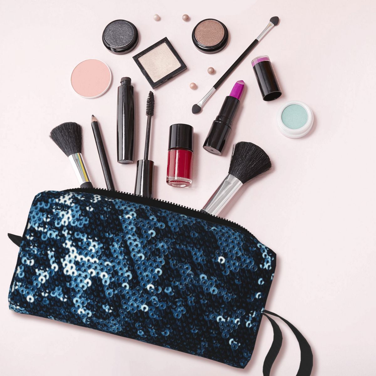 Travel Blue Sequins Glitter Ed - огляд і ціна Beauty Makeup Edit