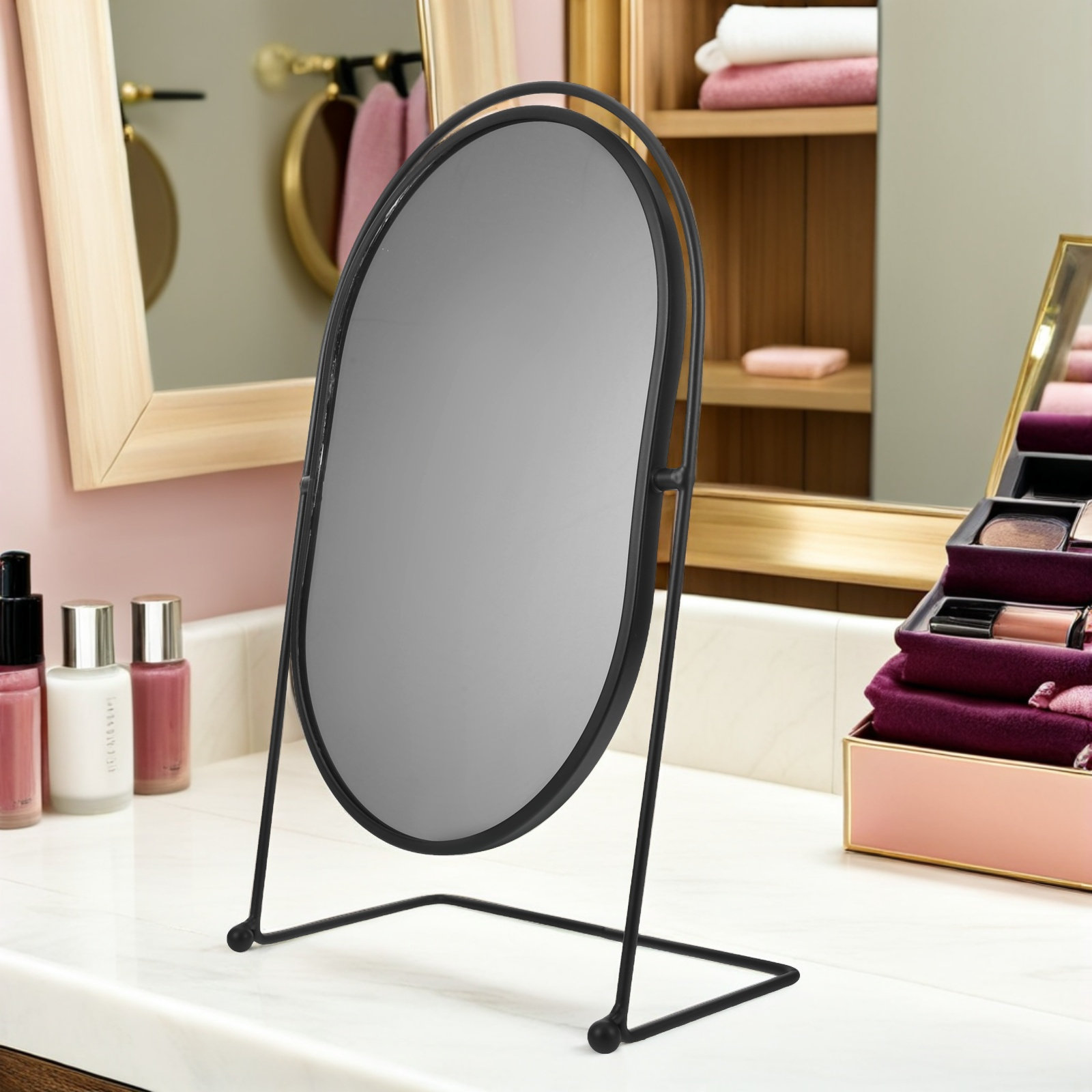 Compact Oval Makeup Mirror wit - огляд і ціна Beauty Makeup Hd