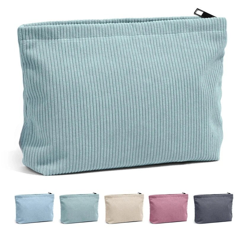 Corduroy Travel Cosmetic Bag P - огляд і ціна Beauty Makeup Women