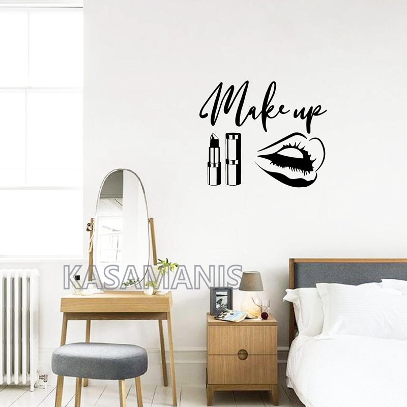 MakeUp Quote Wall Art Decals B - огляд і ціна Makeup Is Beauty Quotes