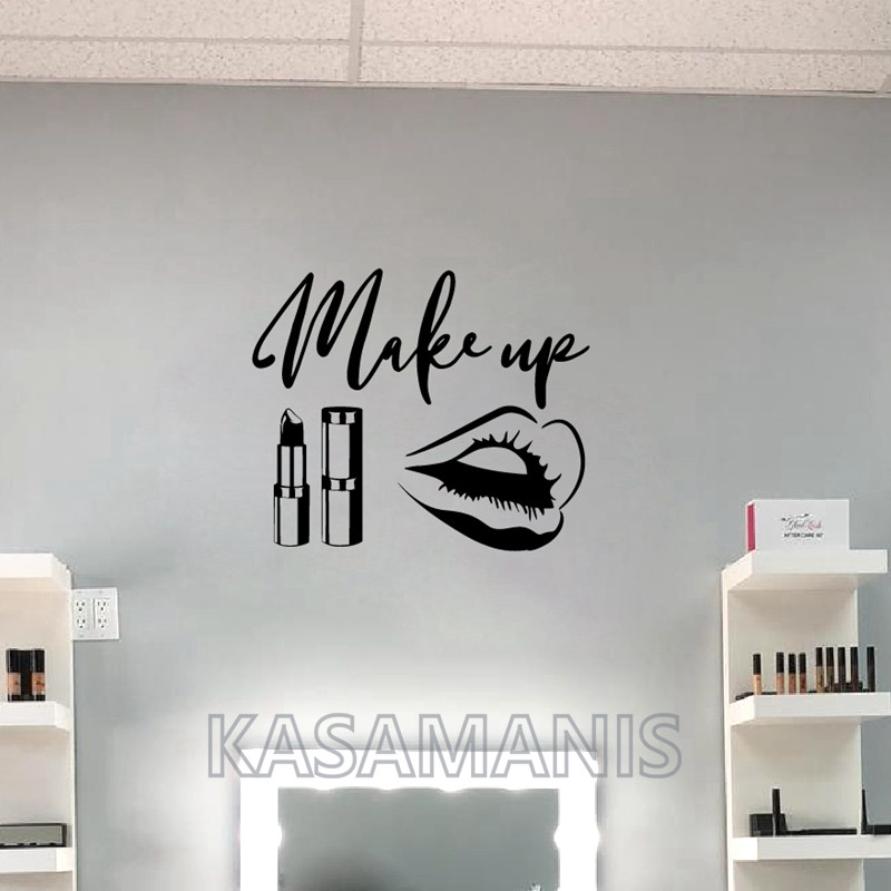 MakeUp Quote Wall Art Decals B - огляд і ціна Makeup Is Beauty Quotes