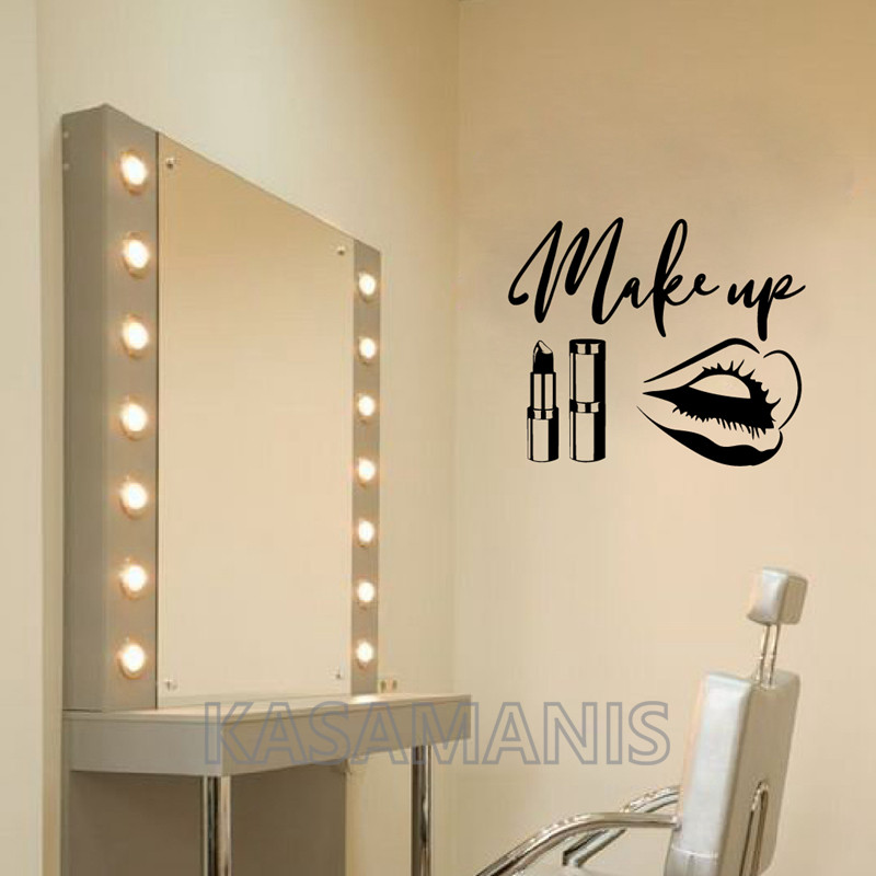 MakeUp Quote Wall Art Decals B - огляд і ціна Makeup Is Beauty Quotes